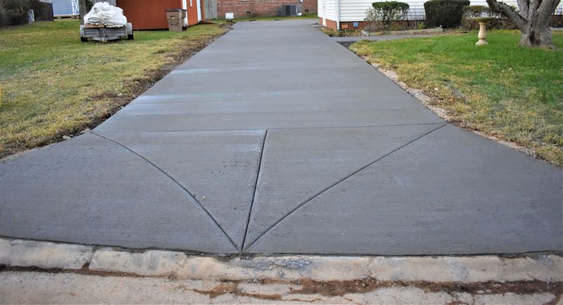 Driveway Curb Construction