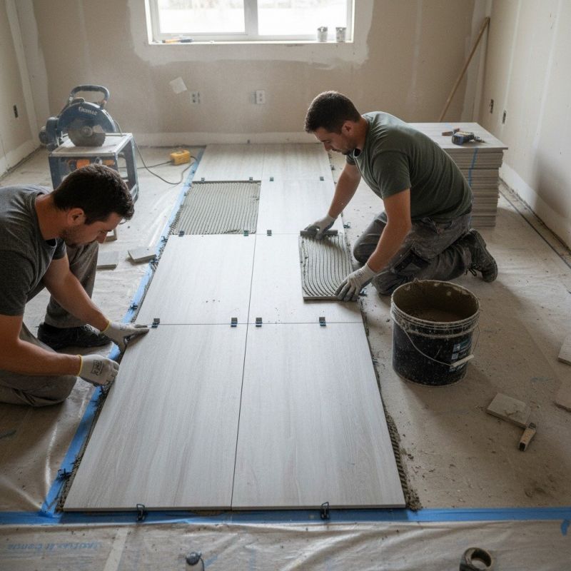 Cement Floor Installation detail