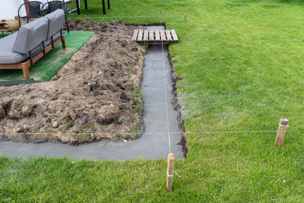 Cement Footer Installation in Bakersfield